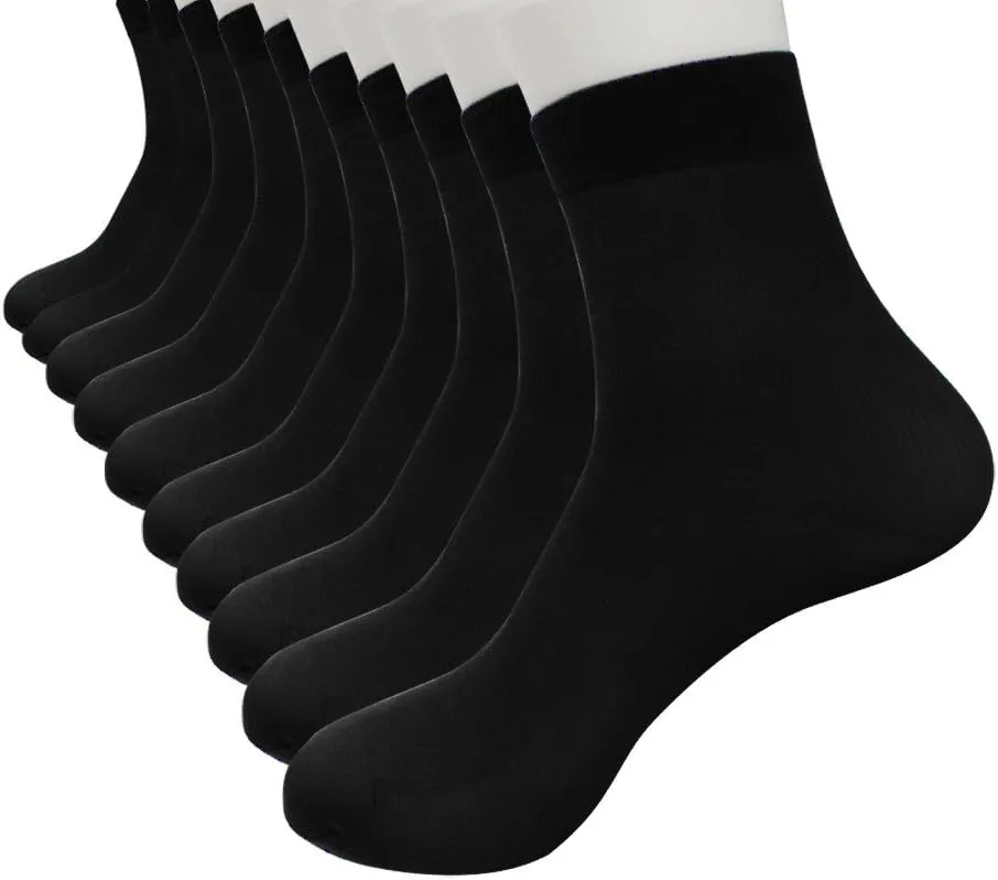 10 Pairs Striped Crew Socks Cotton Athletic Sports Running Socks Soft Breathable Sports Gym Leisure Crop Socks