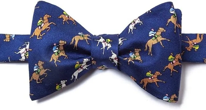 Alynn Win, Place, Show Self Tie Bow Tie Bowties In Silk Butterfly Bow Tie
