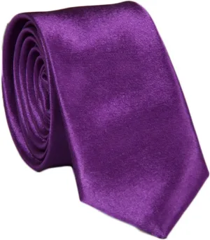 Andongnywell Men's and Women's Slim fit Solid Color Ties Formal Satin Necktie Wedding Multicoloured Ties