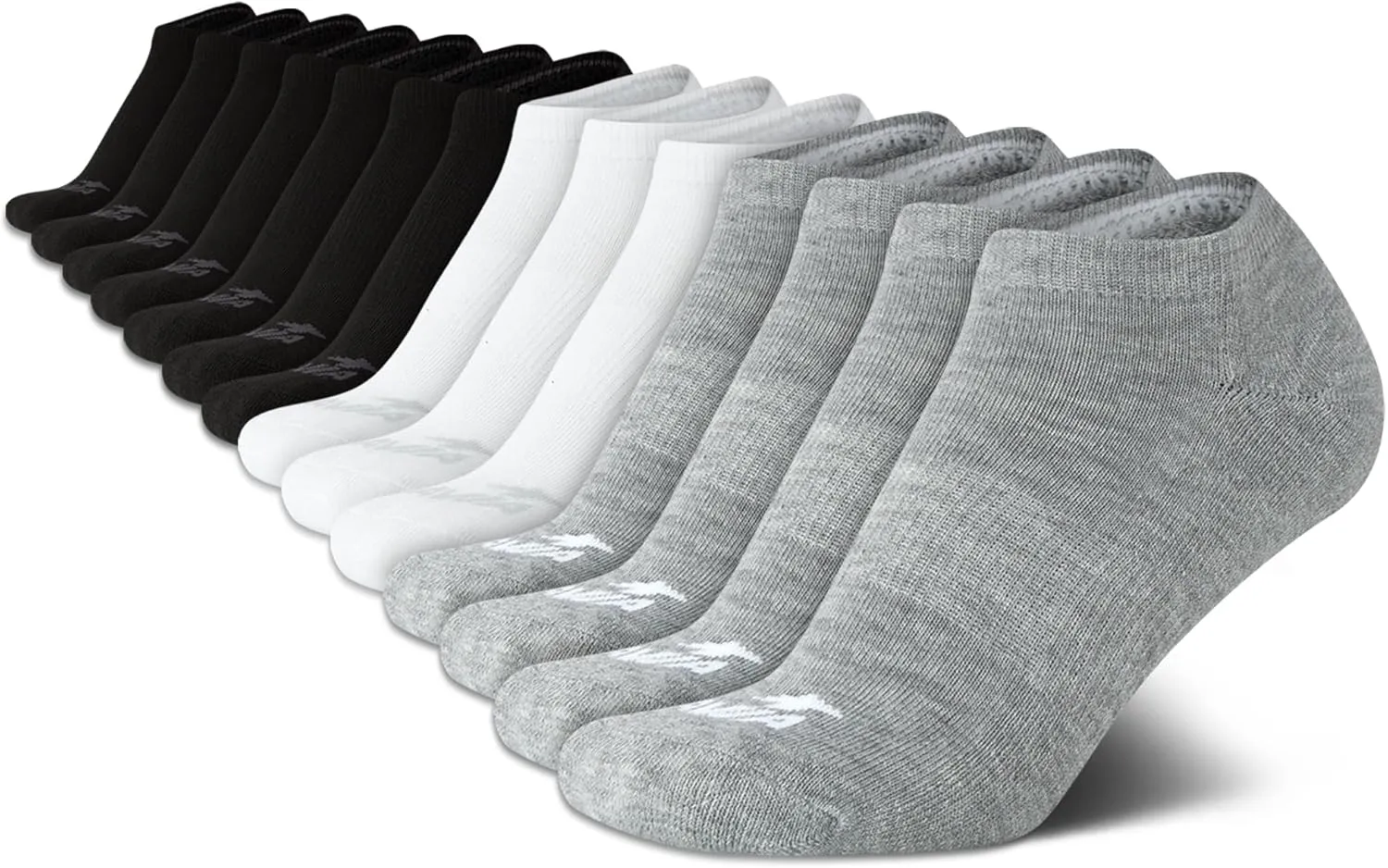 Avia Womens No Show Socks - 14 Pack Soft Stretch Moisture Wicking Athletic Low Cut Socks for Women (Size 4-9, Extended: 9-12)
