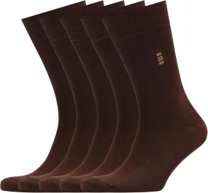 Bamboo Mens Dress Socks, Mid Calf Socks for Men, Mens Socks, 5-Pack, Mens Crew Socks, Christmas Gifts for Men Socks Size 8-13