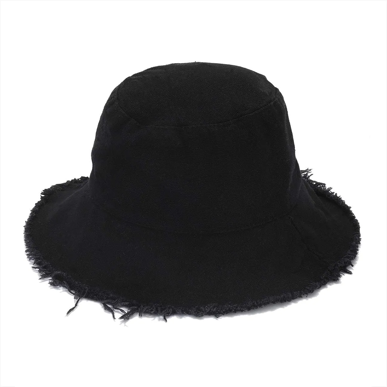 boderier Sun Hats for Women Summer Casual Wide Brim Cotton Bucket Hat Beach Vacation Travel Accessories