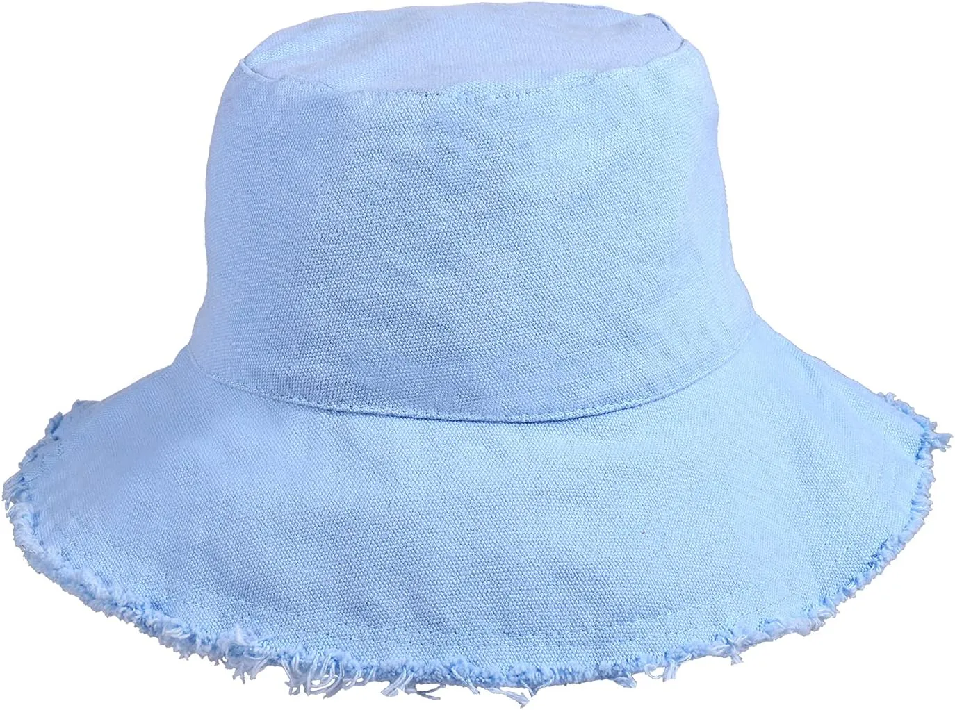 boderier Sun Hats for Women Summer Casual Wide Brim Cotton Bucket Hat Beach Vacation Travel Accessories