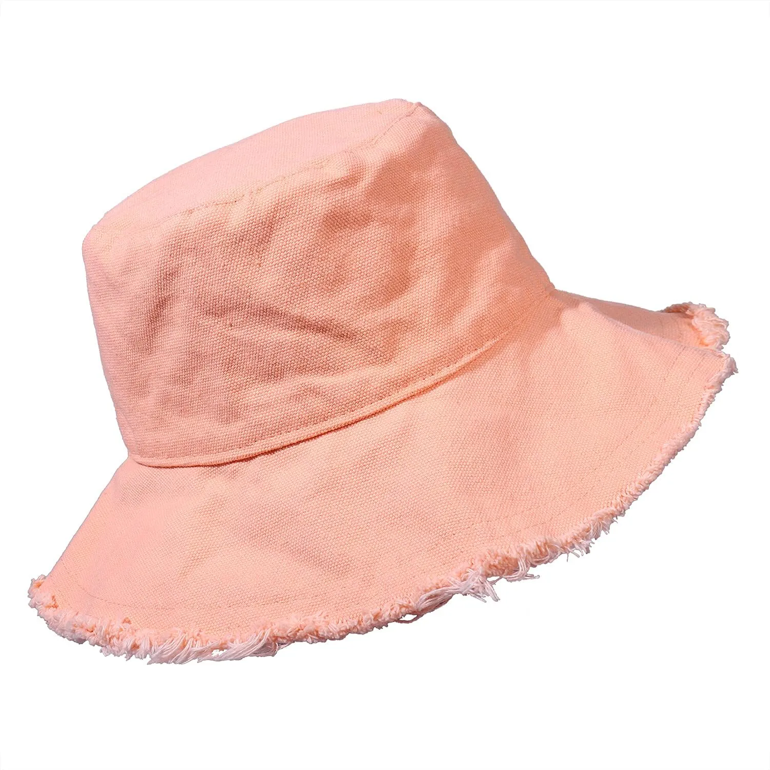 boderier Sun Hats for Women Summer Casual Wide Brim Cotton Bucket Hat Beach Vacation Travel Accessories