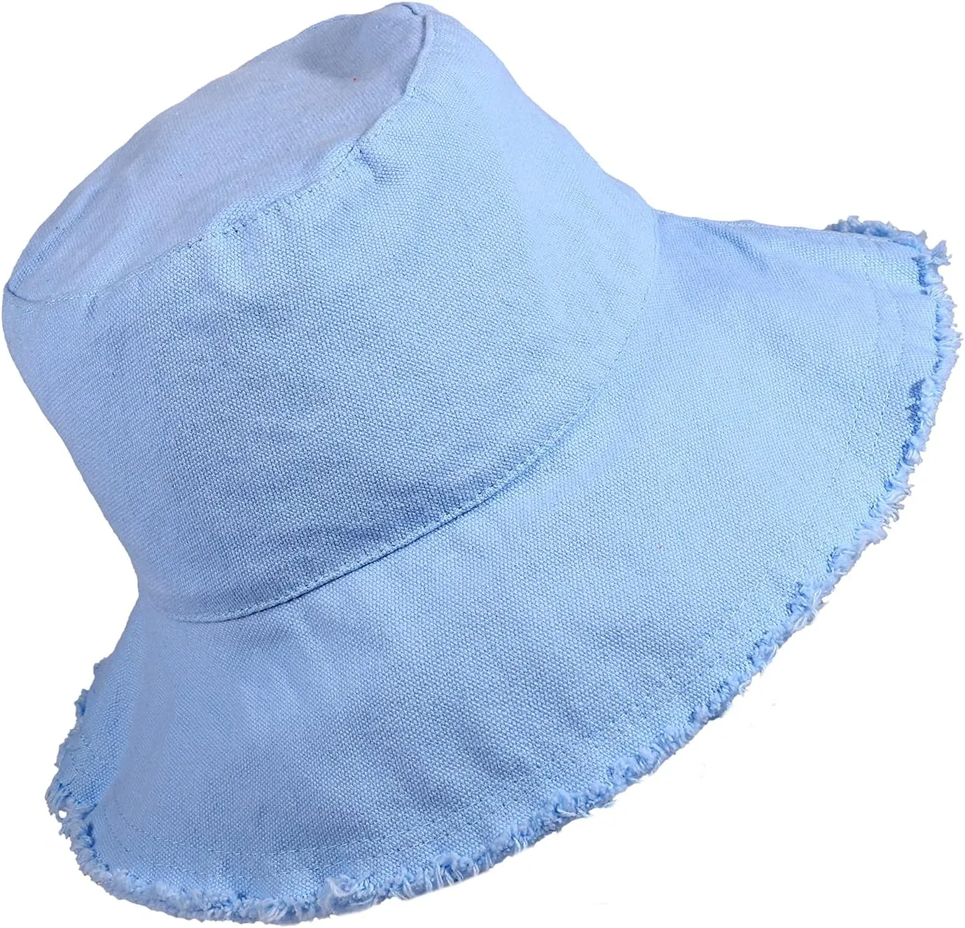 boderier Sun Hats for Women Summer Casual Wide Brim Cotton Bucket Hat Beach Vacation Travel Accessories