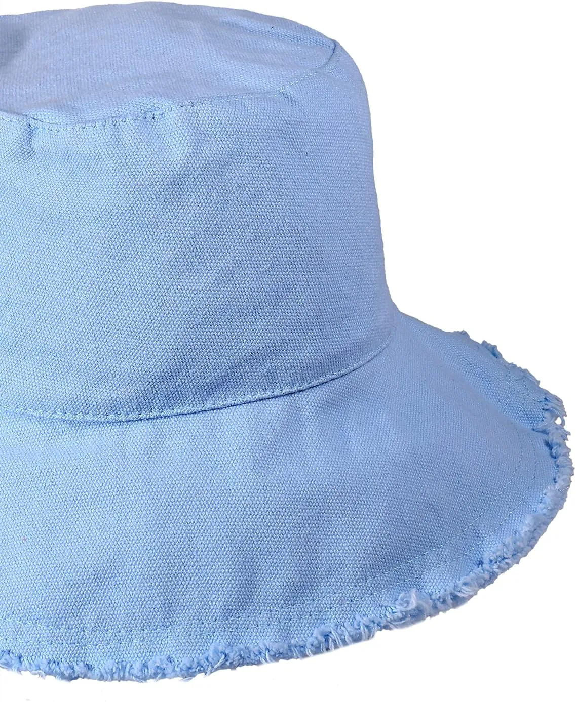 boderier Sun Hats for Women Summer Casual Wide Brim Cotton Bucket Hat Beach Vacation Travel Accessories