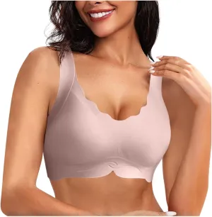 Bras for Women Push Up, No Underwire Bra Wireless Bras for Women Soft and Lightly Full Coverage Bras for Everyday