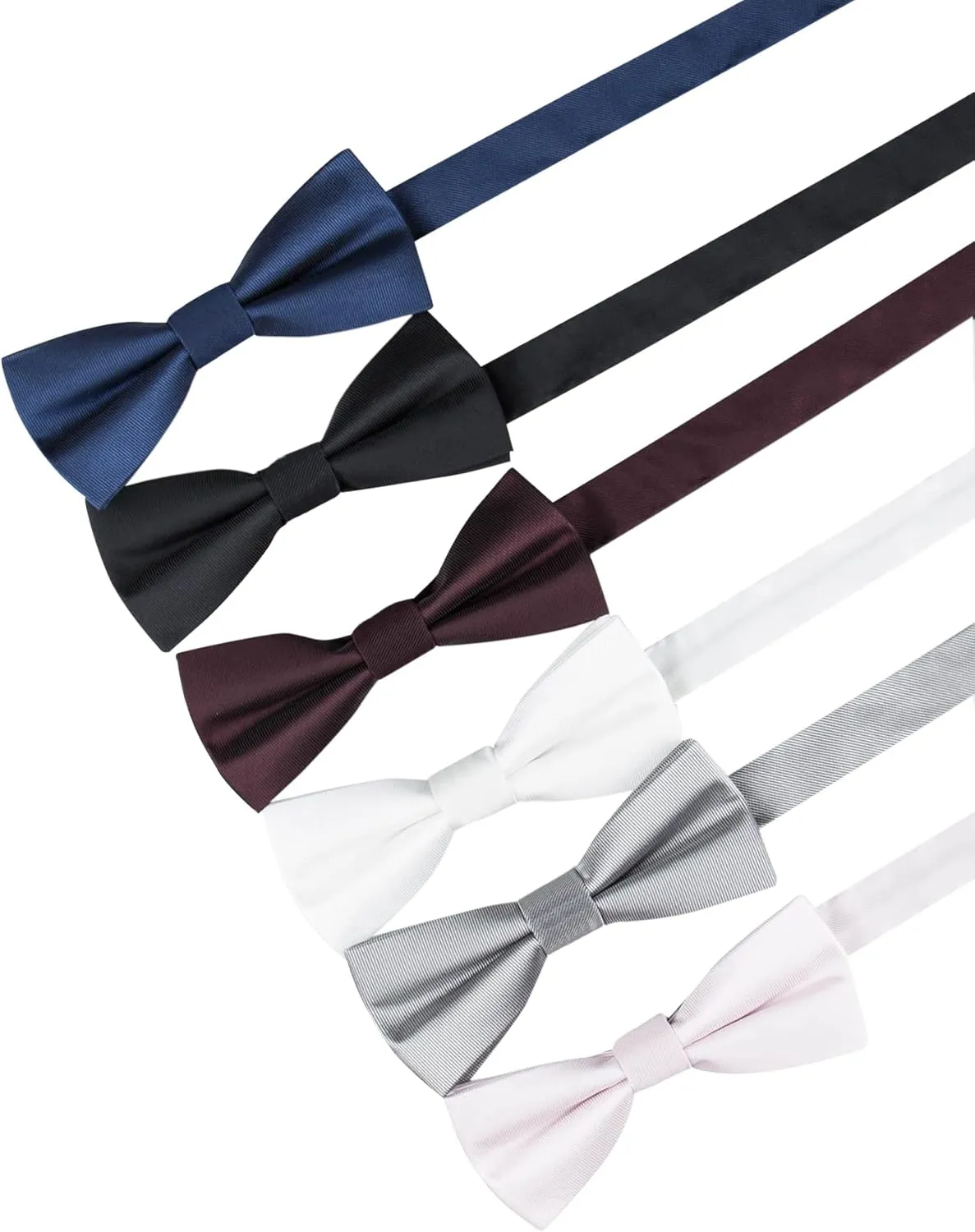 Calvin Klein Mens Unison Solid Pre-tied and To-tie Bow Ties