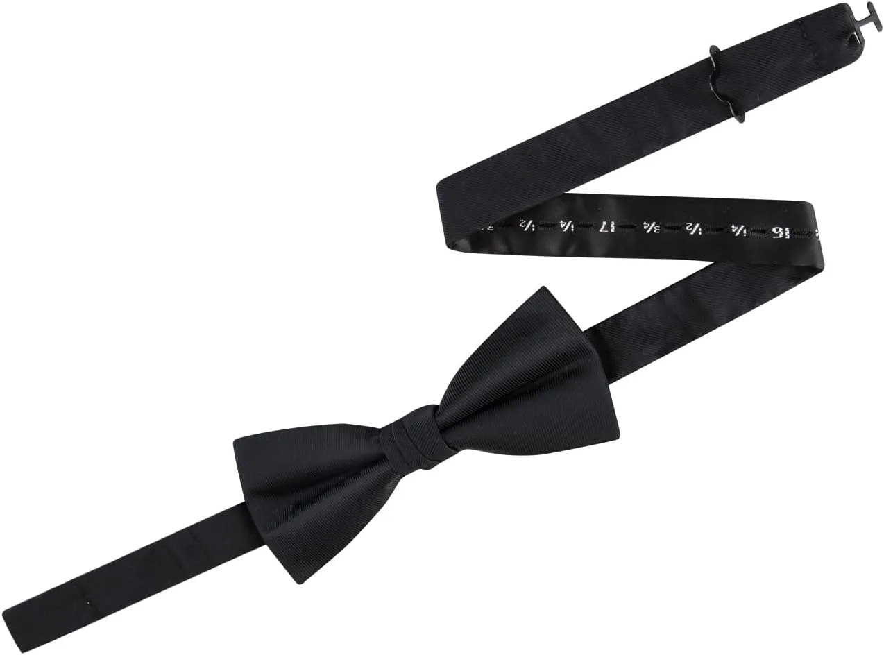 Calvin Klein Mens Unison Solid Pre-tied and To-tie Bow Ties