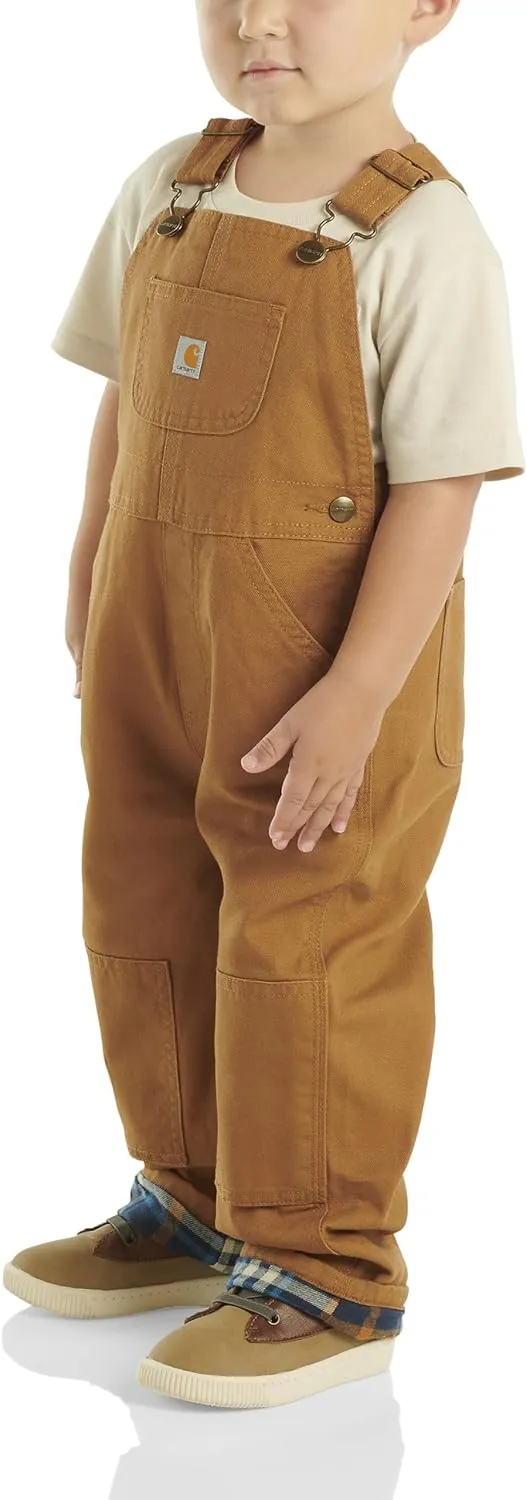 Carhartt Baby Boys' Canvas Overall Flannel Lined