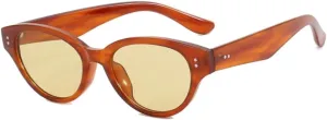 Cat Eye Small Frame Sunglasses Rice Nail Women Sunglasses Beach Holiday Vintage Sunglasses