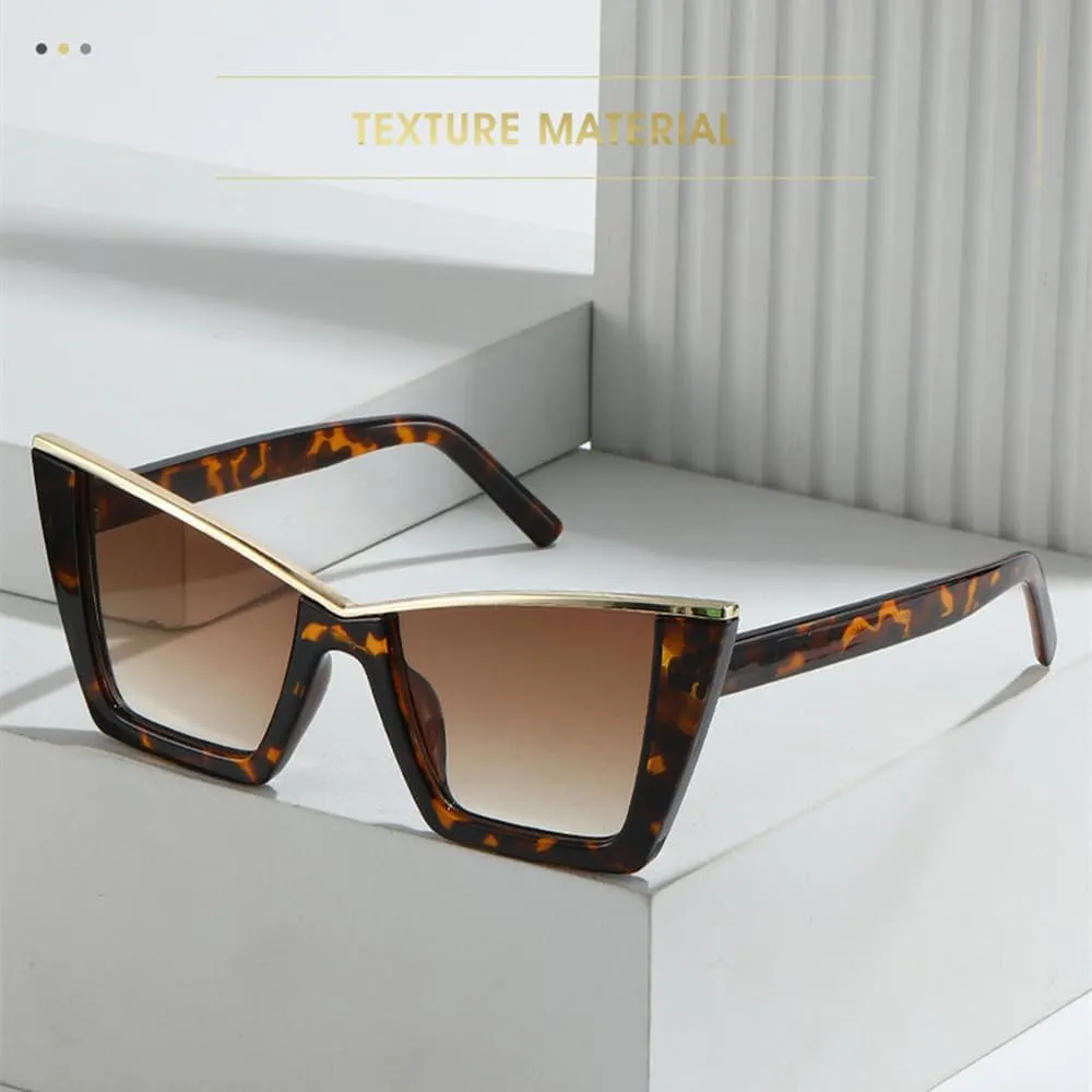 Cat Eye Sunglasses Women Vintage Shades Luxury Sun Glasses UV400 Eyewear