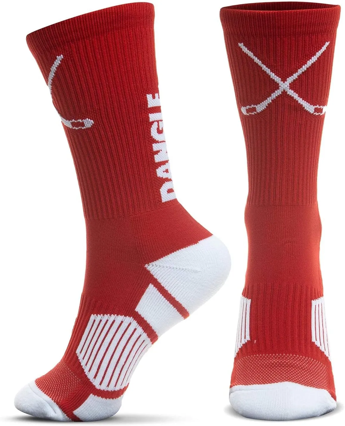 ChalkTalkSPORTS Hockey Performance Crew Socks - Multiple Designs & Colors - Youth & Adult - Hockey Mid-Calf Socks