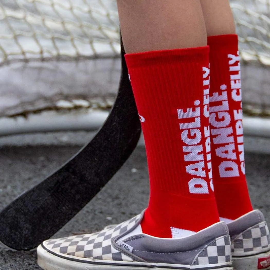 ChalkTalkSPORTS Hockey Performance Crew Socks - Multiple Designs & Colors - Youth & Adult - Hockey Mid-Calf Socks