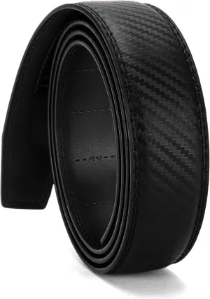 CHAOREN Ratchet Belt Replacement Strap 1 3/8, Leather Belt Strap for 40MM Slide Click Buckle