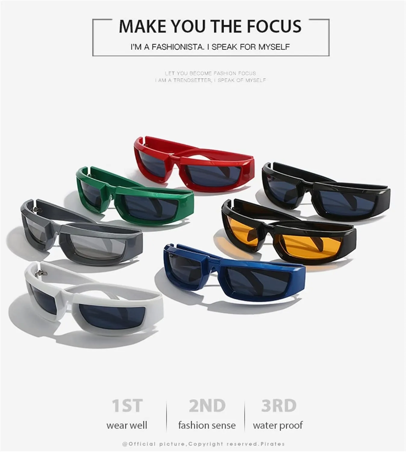 CHUANTEN-Men And Women Outdoor Sports Sunglasses Cycling Driving Trendy UV400 Sunglasses Gift