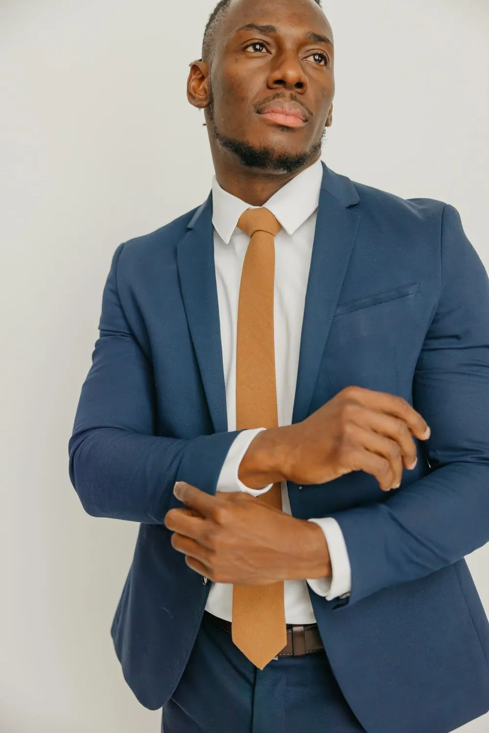 DAZI Men's Skinny Tie, Cotton Wool Linen Necktie, Great for Weddings, Groom, Groomsmen, Missions, Dances, Gifts.