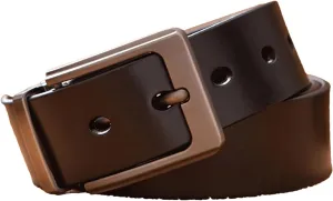 Dcvmvmn Men Cowhide Genuine Leather Belts Pin Buckle Jeans Waist Belt Commuter Business Belt