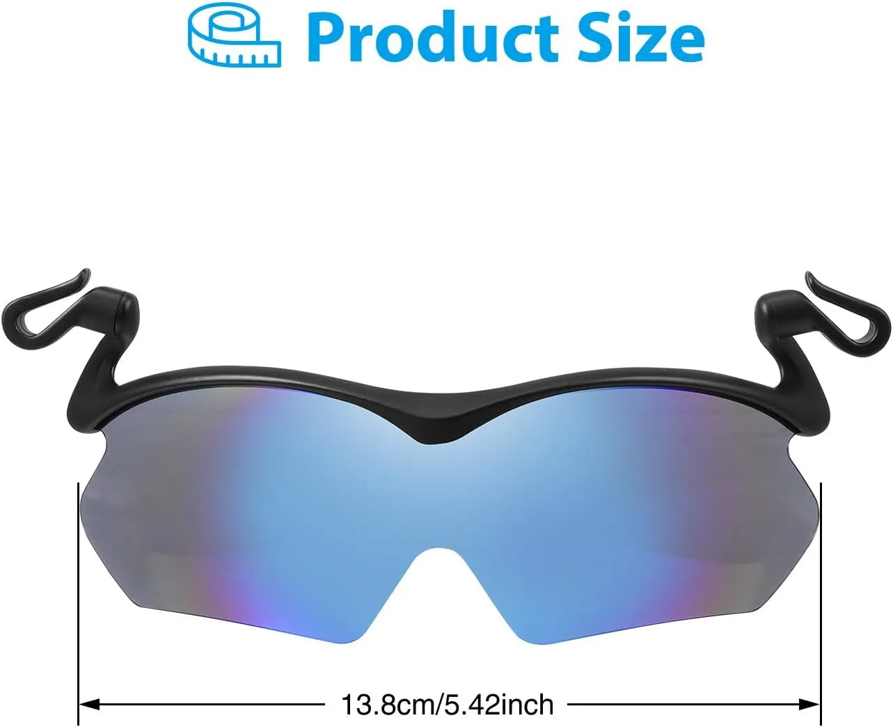 DEECOZY Outdoor Polarized Sunglasses, Clip Cap Sports Sunglasses,UV400 Sunglasses for Mens Womens Fishing Cycling Hiking