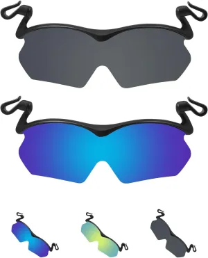 DEECOZY Outdoor Polarized Sunglasses, Clip Cap Sports Sunglasses,UV400 Sunglasses for Mens Womens Fishing Cycling Hiking