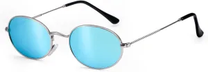 Dollger Oval Sunglasses for Women Vintage Metal Frame Glasses Anti Reflective Retro Eyeglasses Unisex