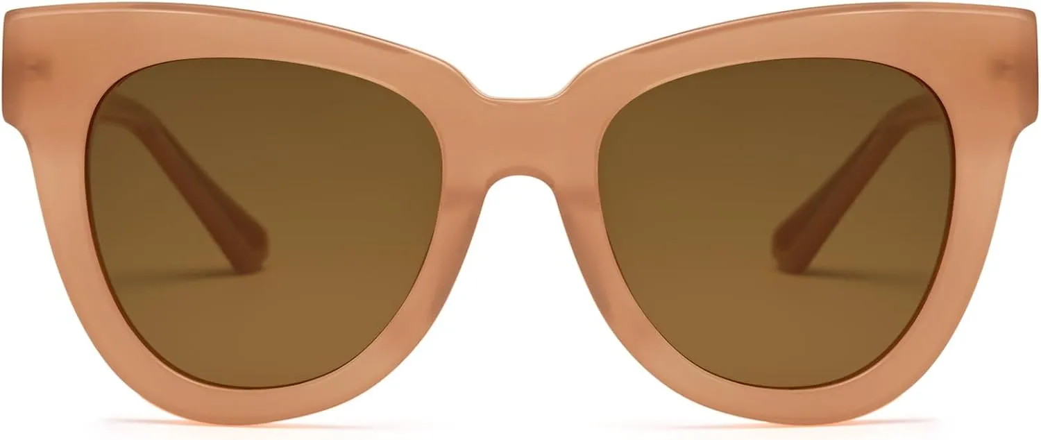 Dollger Retro Cat Eye Sunglasses Women Men Vintage Square Tortoise Shell Fashion Cateye Sunglasses