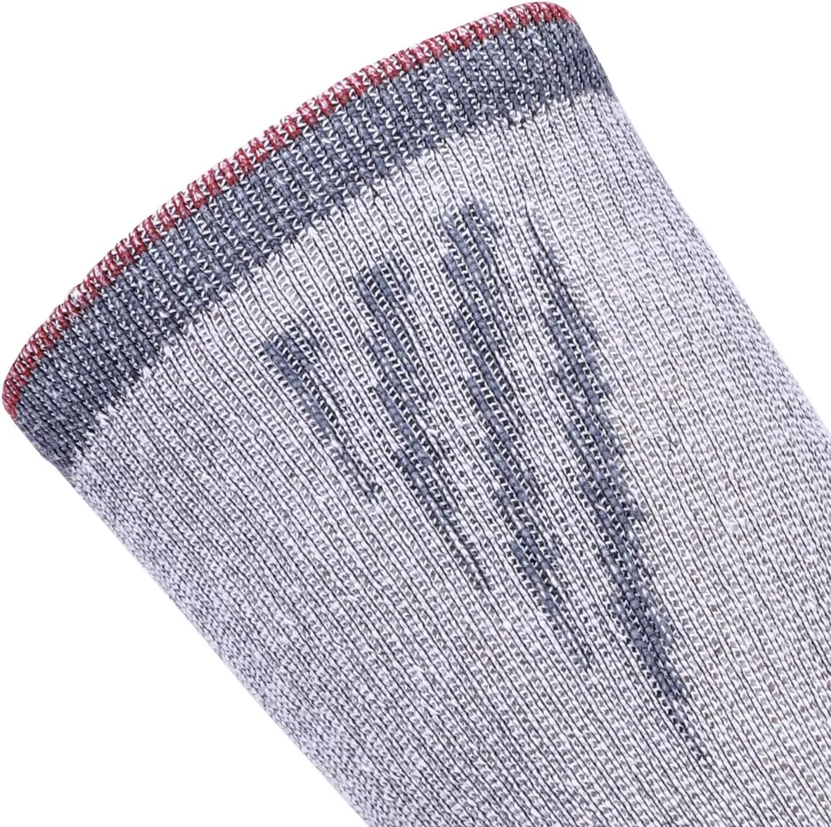 EnerWear Men's Merino Wool Cushion Trail Outdoor Crew Socks 4/6P Pack
