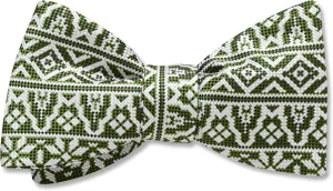 Evergreen - bow ties 15.5-19.5 inches Standard/Slimline (Pictured) Freestyle/Self-Tie