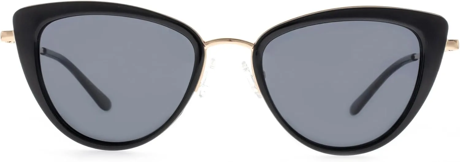FAA'N Retro Big Frame Cat Eye Polarized Sunglasses Women with Spring Hinge