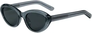 Fashion Oval Sunglasses Uv400 Black Brown Sun Glasses For Women Cat Eye Acetate