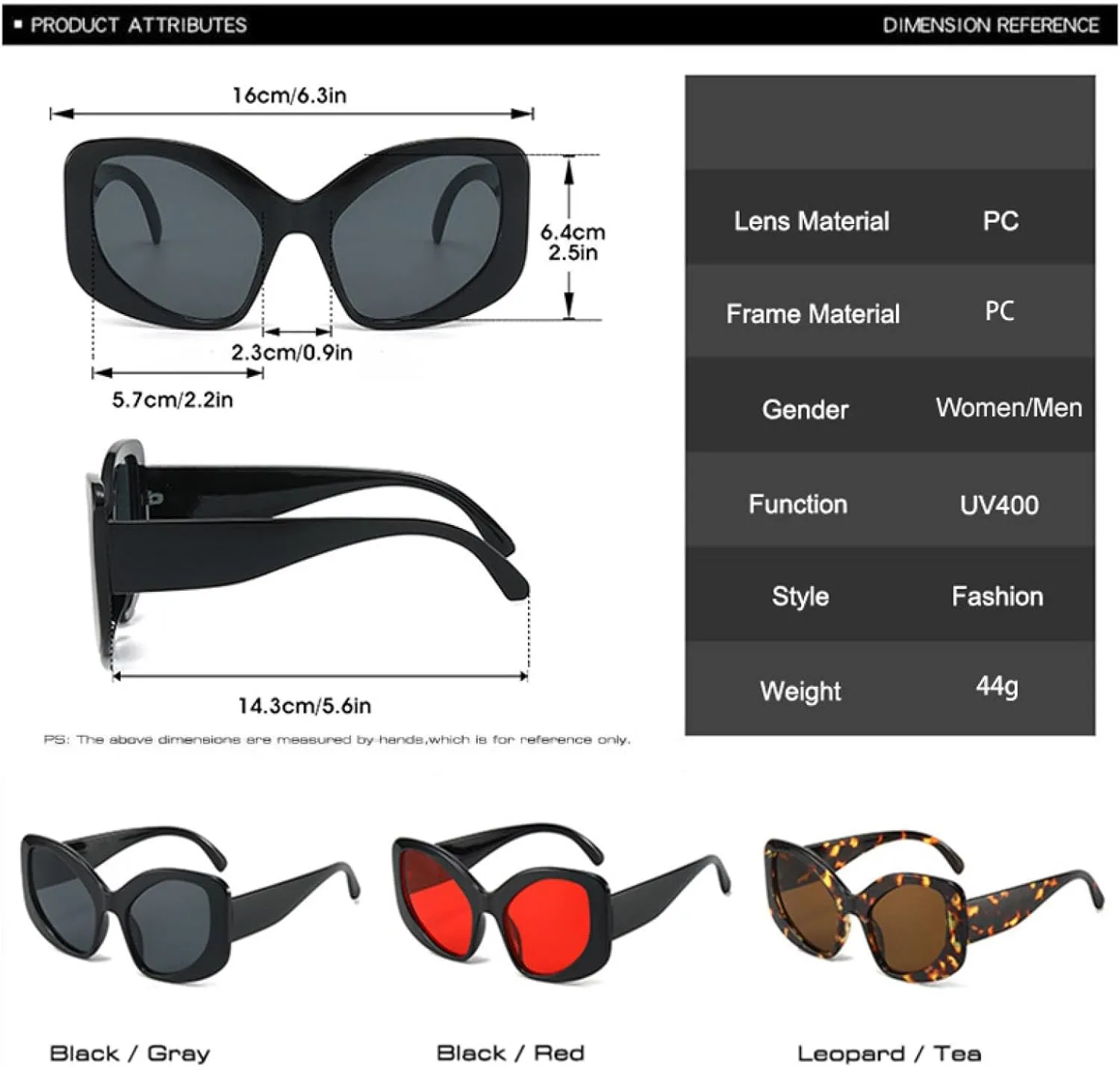Fashion Oversized Cat Eye Women Sunglasses Shades Uv400 Retro Men Matte Candy Color Sun Glasses