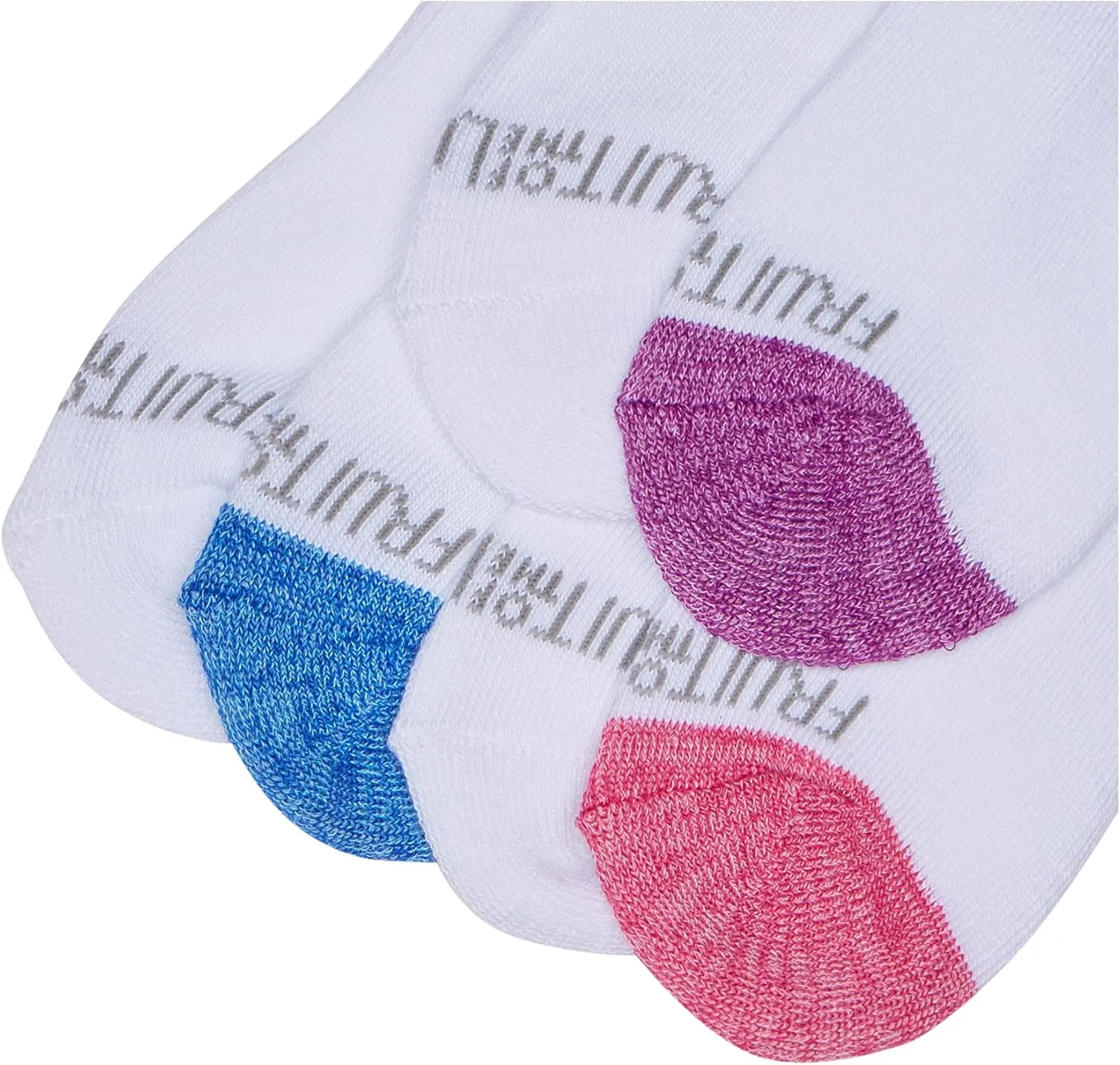 Fruit of the Loom Girls' Little Everyday Essential Cushion Low Cut Socks (10 Pack)