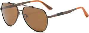 GAOXIN Polarized Retro Driving and Cycling Sunglasses Men and Women Outdoor Sunglasses (Color : C, Size : 1)