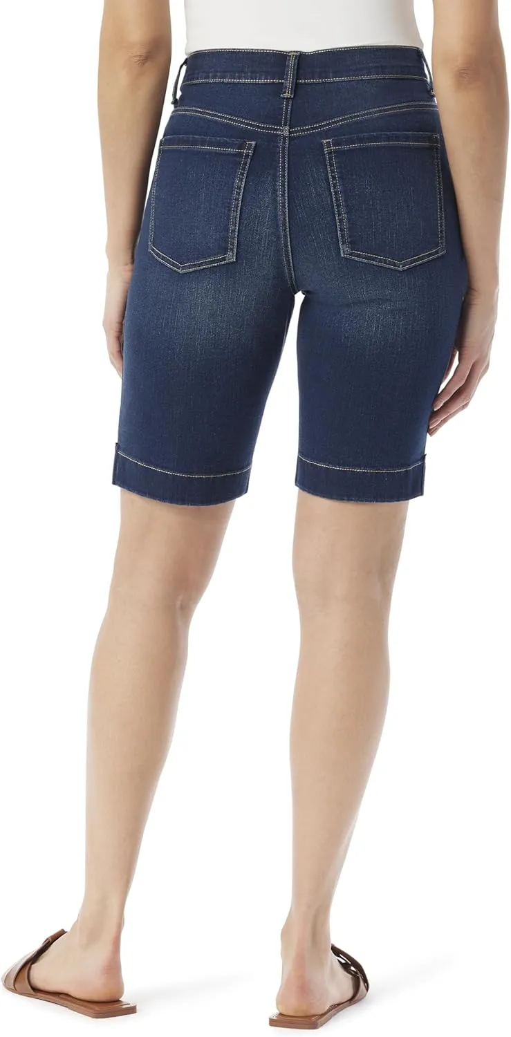Gloria Vanderbilt Women's Amanda Bermuda High Rise Short Standard