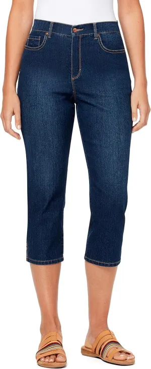 Gloria Vanderbilt Women's Amanda Capri Jean Petite