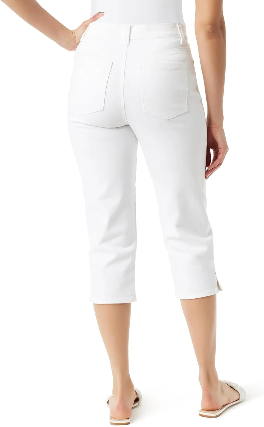 Gloria Vanderbilt Women's Amanda Capri with High Rise Straight Standard