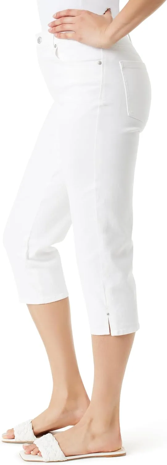 Gloria Vanderbilt Women's Amanda Capri with High Rise Straight Standard