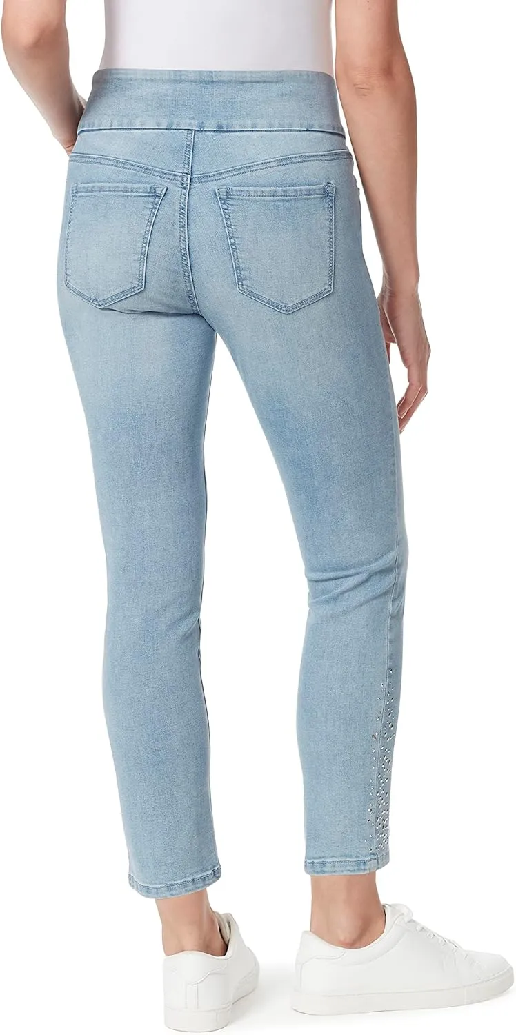 Gloria Vanderbilt Women's Amanda Pull on High Rise Jean Petite