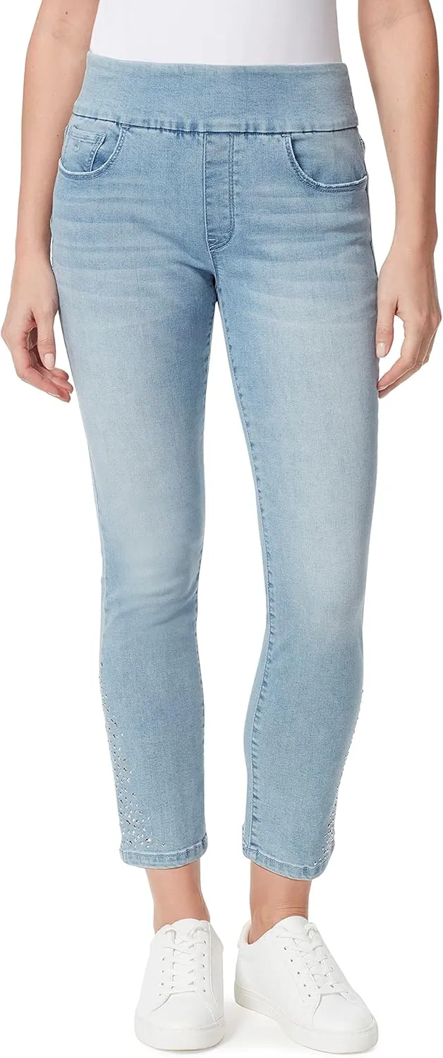 Gloria Vanderbilt Women's Amanda Pull on High Rise Jean Petite