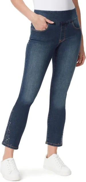 Gloria Vanderbilt Women's Amanda Pull on High Rise Jean Petite