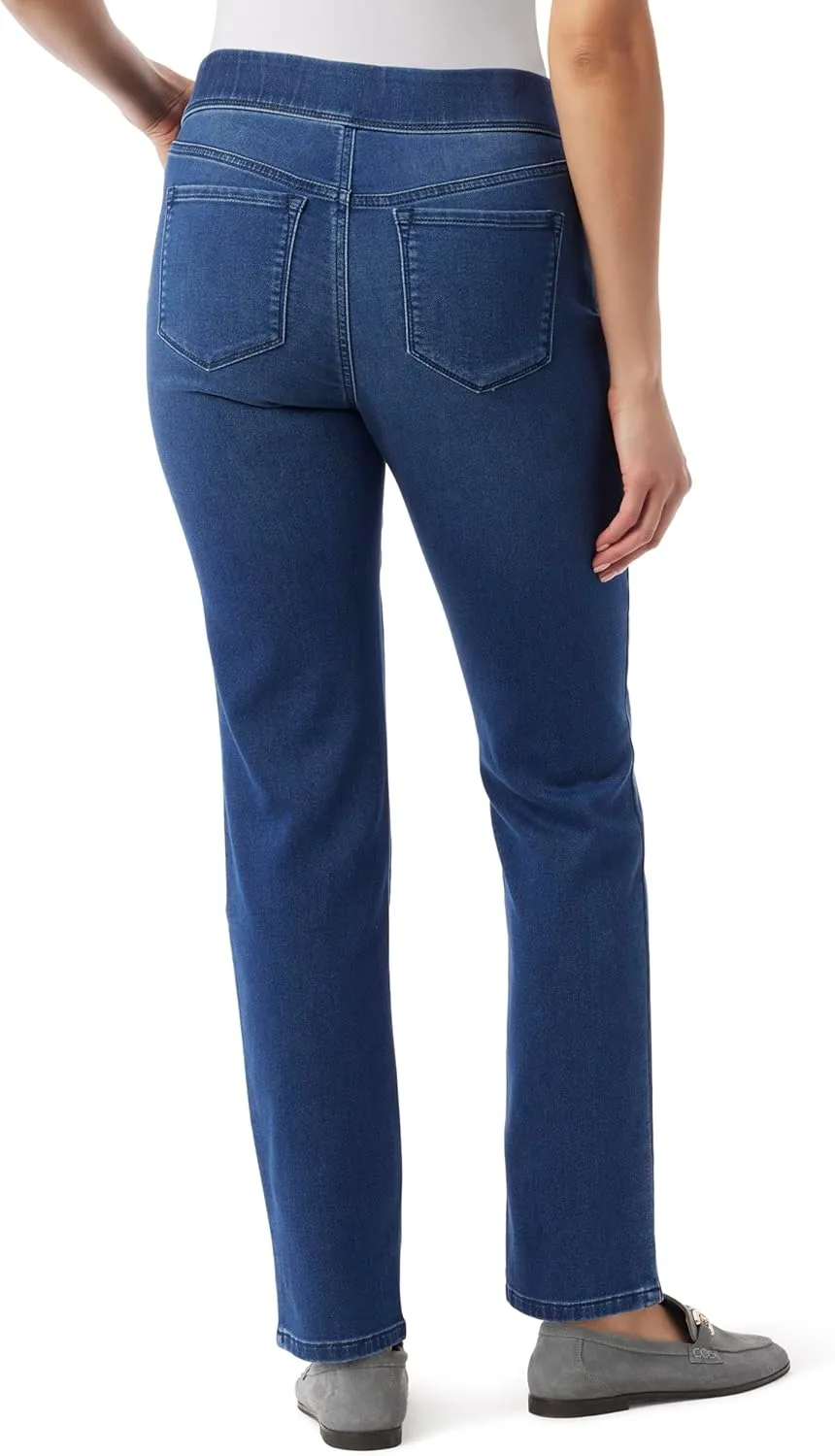 Gloria Vanderbilt Women's Amanda Pull on High Rise Jean Standard