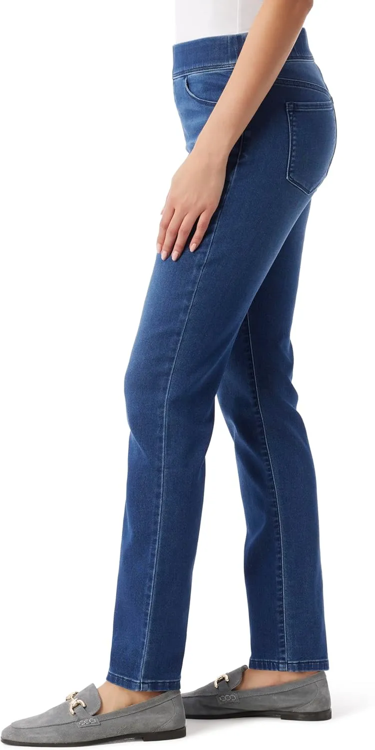 Gloria Vanderbilt Women's Amanda Pull on High Rise Jean Standard
