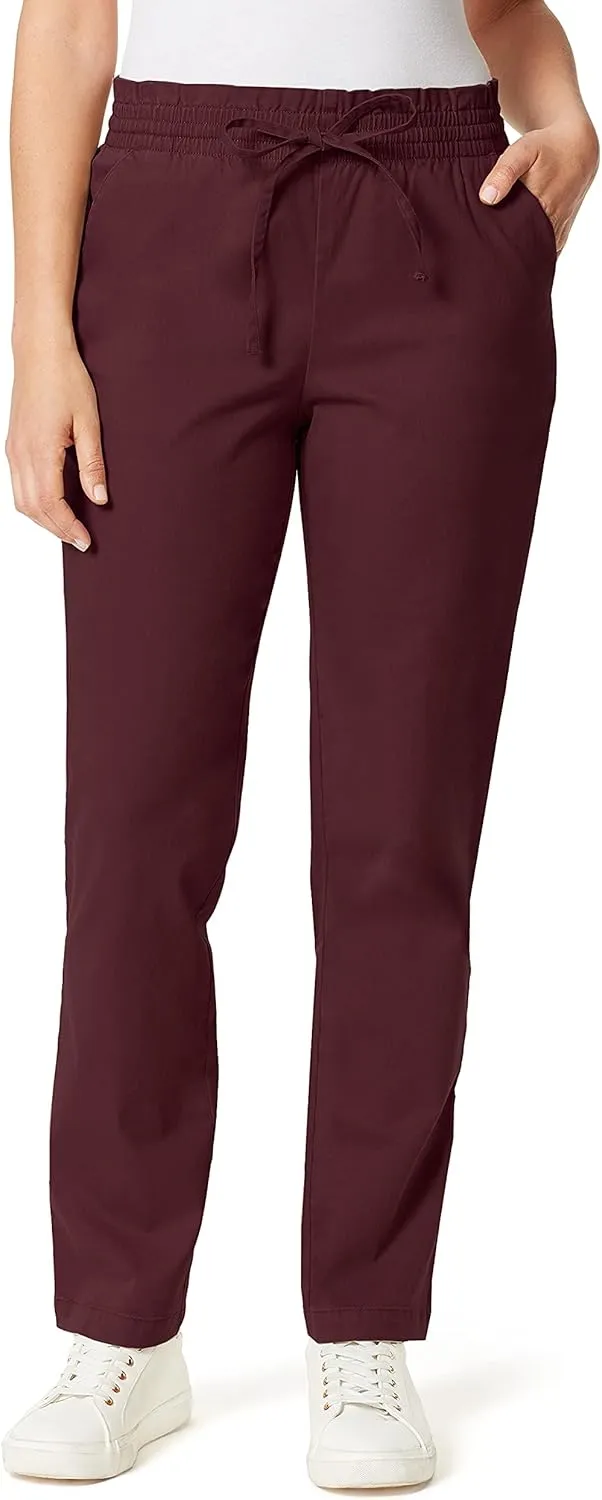 Gloria Vanderbilt Women's Ready to Go Pull on Chino Pants