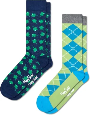 Happy Socks 2-Pack Pattern Socks