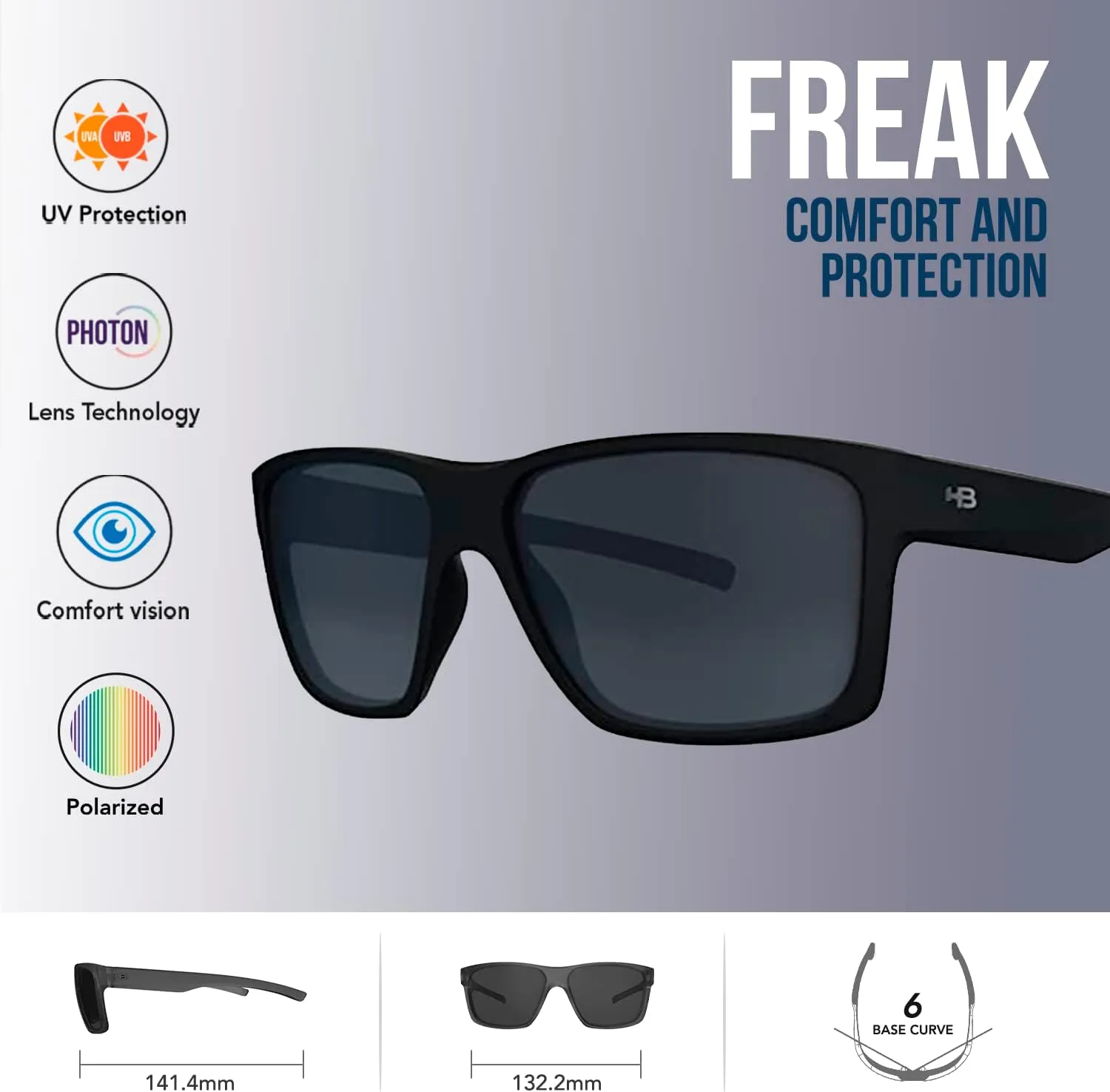 Hot Buttered Sunglasses FREAK – 100% UV Protection, Resistant Heatwave Sunglasses, Fashion Accessories for Women and Men