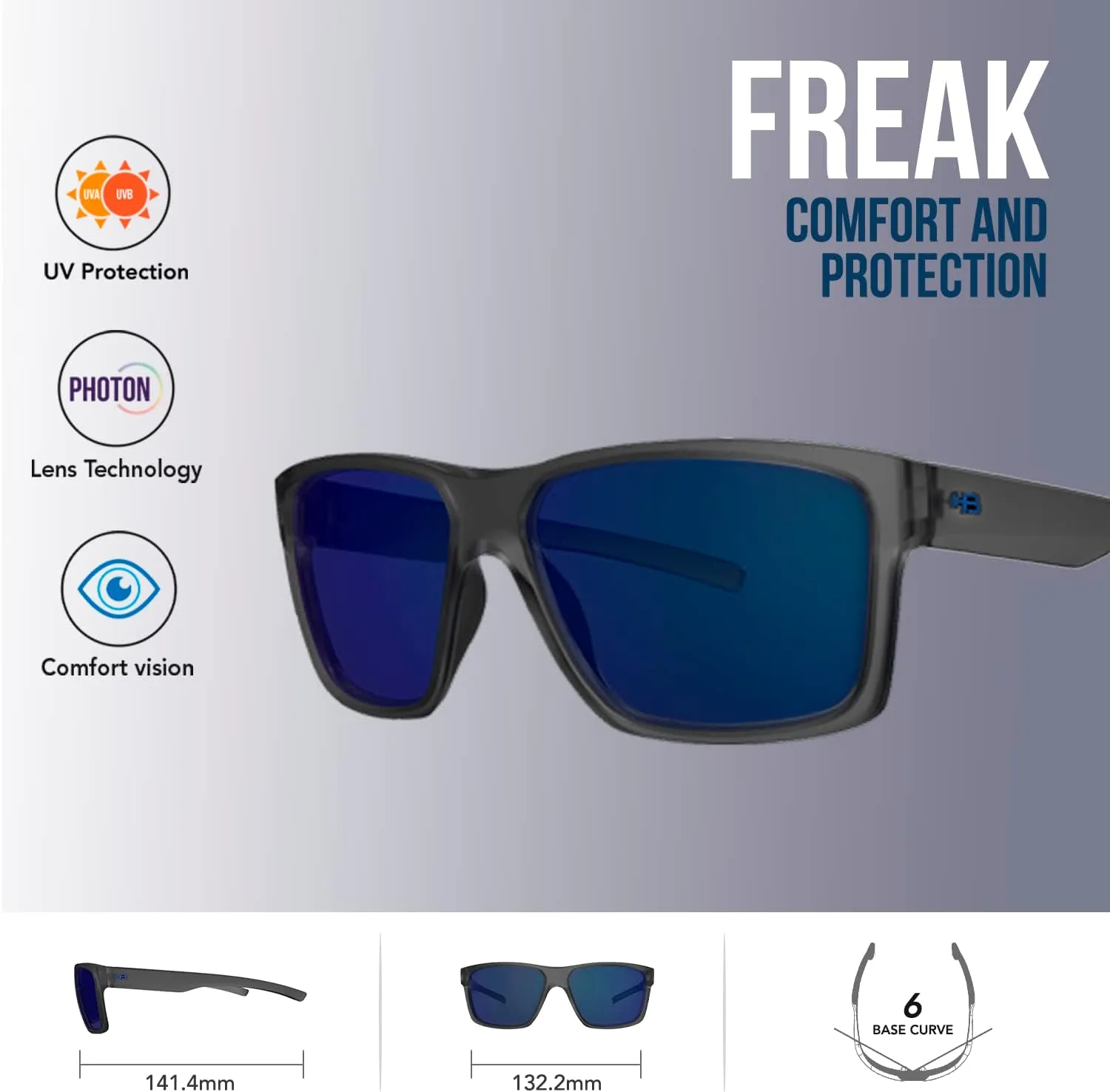 Hot Buttered Sunglasses FREAK – 100% UV Protection, Resistant Heatwave Sunglasses, Fashion Accessories for Women and Men