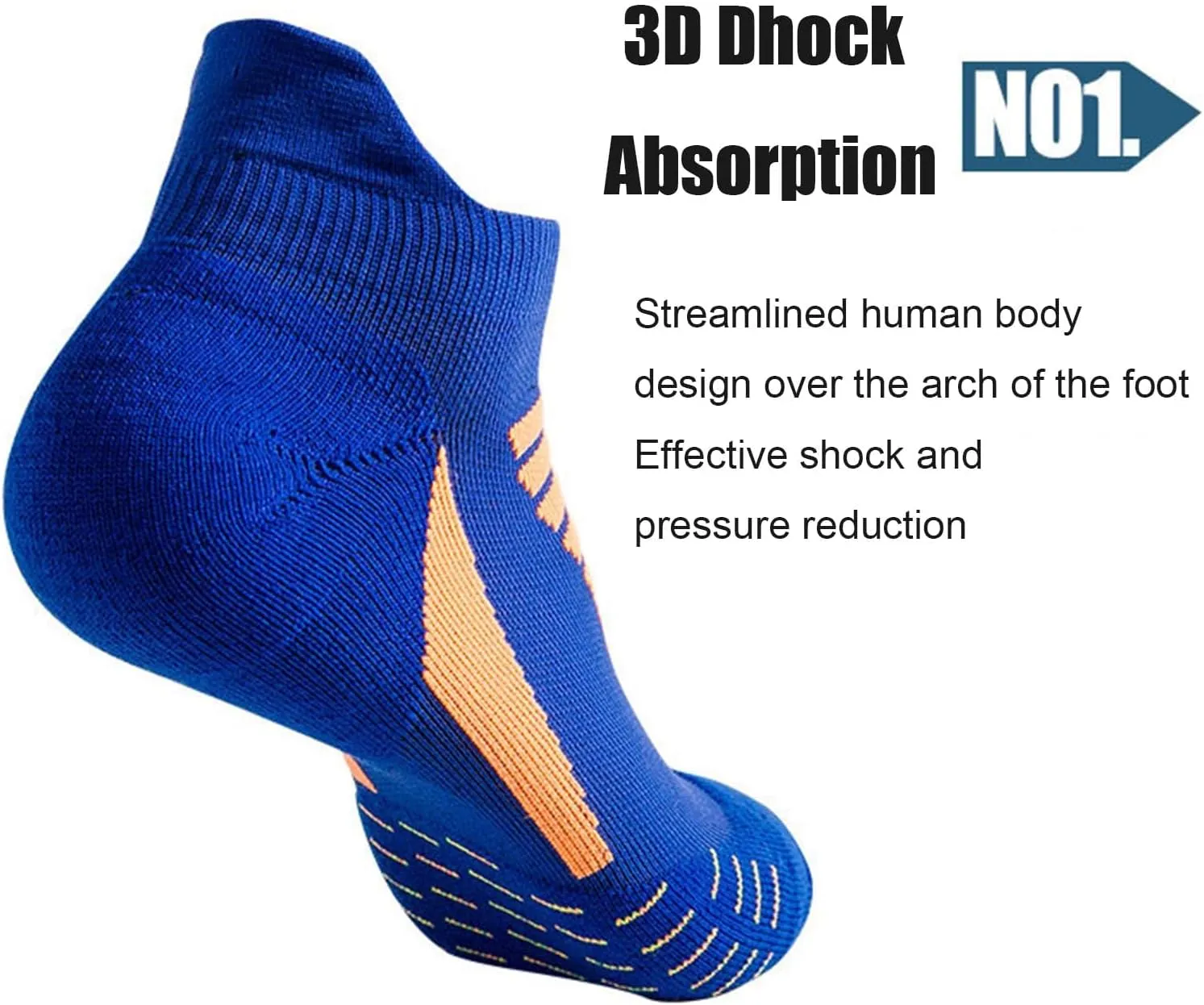 Hywell Men's Thick Padded Athletic Ankle Socks,Hywellstore Ankle Socks,Wicking Cushioned,Sport Breathable