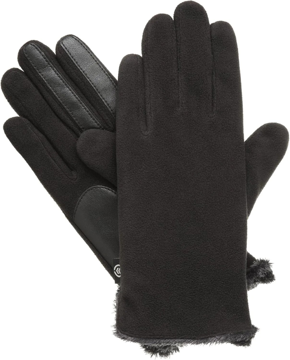 isotoner Women’s Classic Stretch Fleece Touchscreen Cold Weather Gloves with Warm