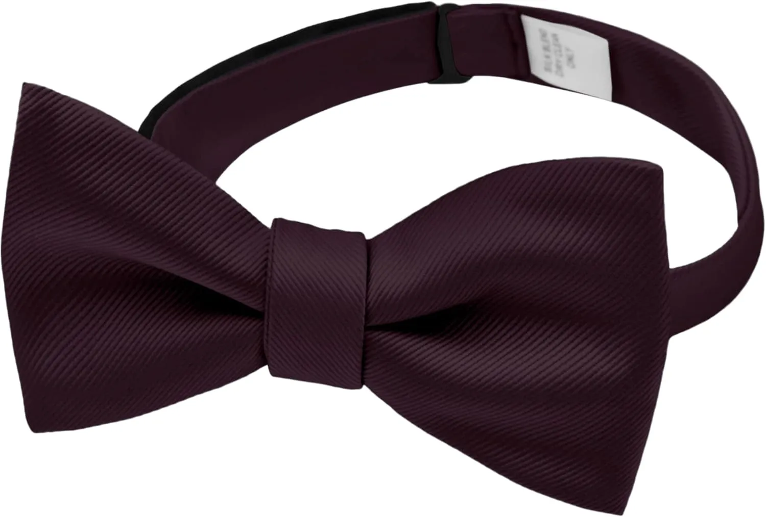 Jacob Alexander 3 Piece Set Men's Solid Traditional Freestyle Self-Tie Bow Tie Pocket Square and Knots