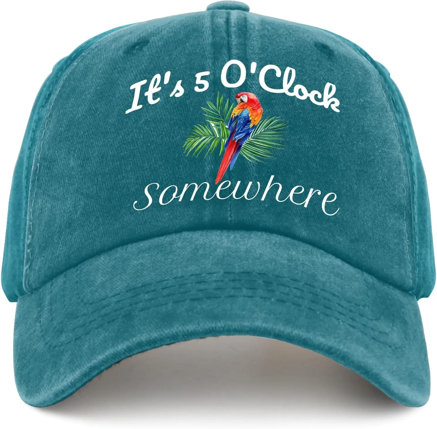 Jimmy Music Buffett Accessories Hats Its 5 Oclock Some Where Baseball Cap Mom Hat Pigment Black Womens Bucket
